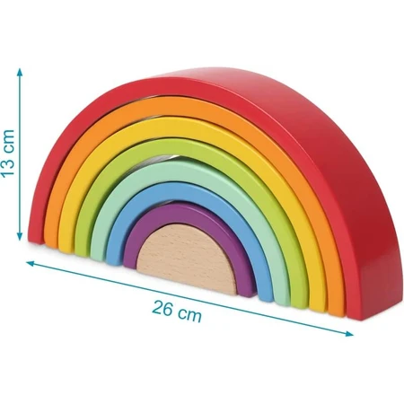 Kiokids Wooden Rainbow 18m+