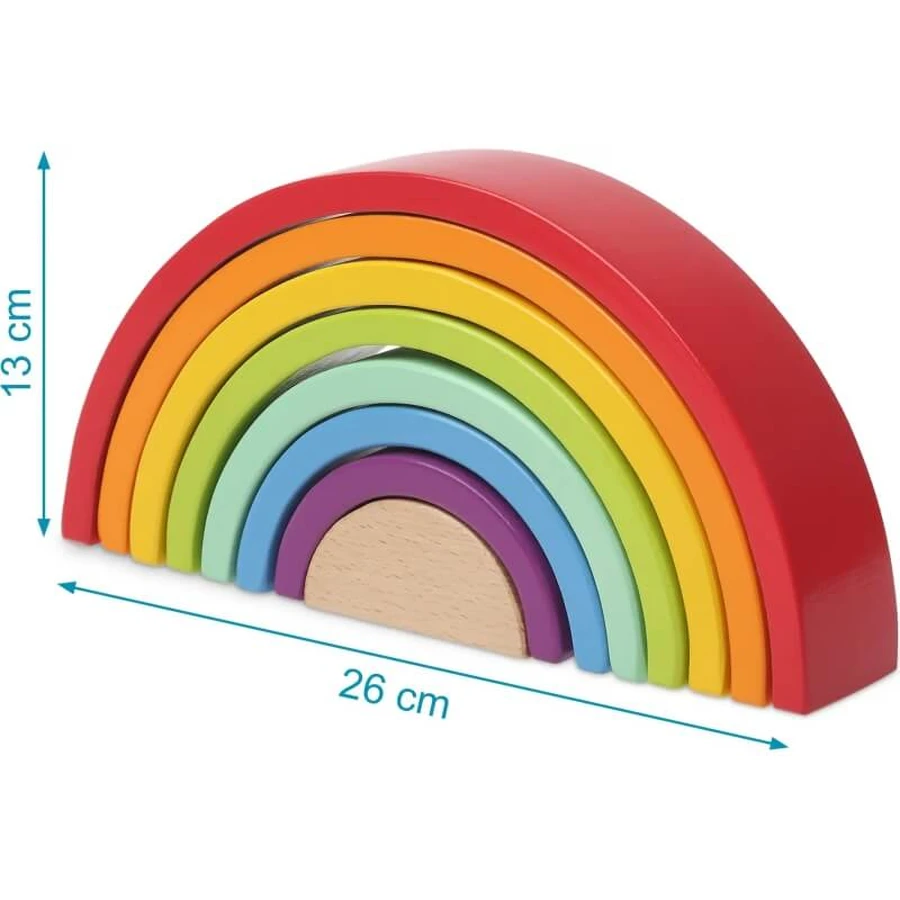 Kiokids Wooden Rainbow 18m+