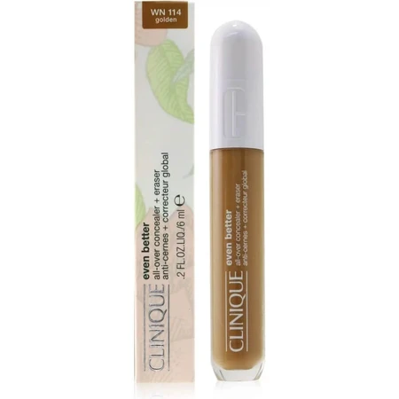 Clinique Even Better All-Over Concealer+Eraser - Corrector de cobertura total WN114 Golden