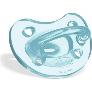 Chicco Physio Soft siliconen bijtring, 6–16 maanden, lichtblauw