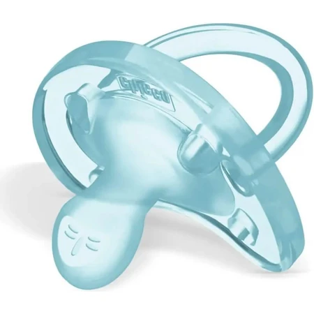 Chicco Physio Soft siliconen bijtring, 6–16 maanden, lichtblauw