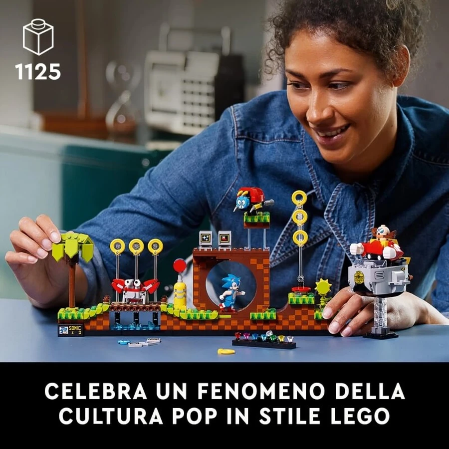 Lego 21331 Ideas - Ensemble « Sonic the Hedgehog : Green Hill Zone »