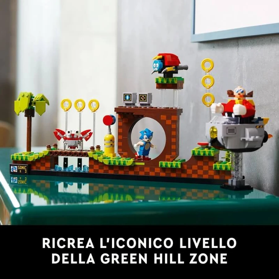 Lego 21331 Ideas - Ensemble « Sonic the Hedgehog : Green Hill Zone »