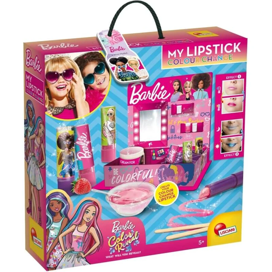 Lisciani Barbie - Mijn lippenstift verandert van kleur - Set om lippenstift te maken