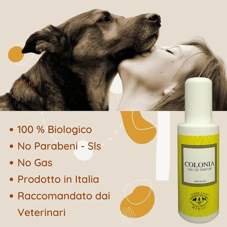 Maurizio Merini : spray rafraîchissant et désodorisant pour animaux de compagnie, au parfum d'agrumes et de mandarine, 100 ml
