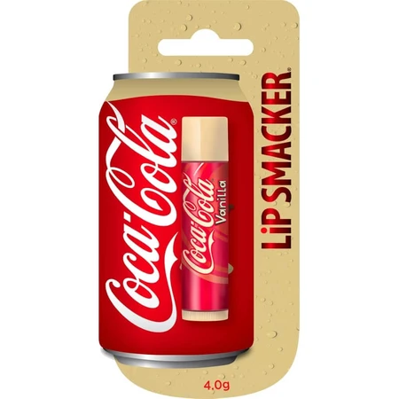 Lip Smacker Coca-Cola-Kollektion – Lippenbalsam mit Vanille- und Coca-Cola-Geschmack für Kinder, 4 g