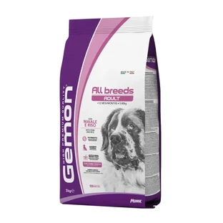 Gemon All Breeds Adult Pig - Complete Food for Adult Dogs, 3 kg