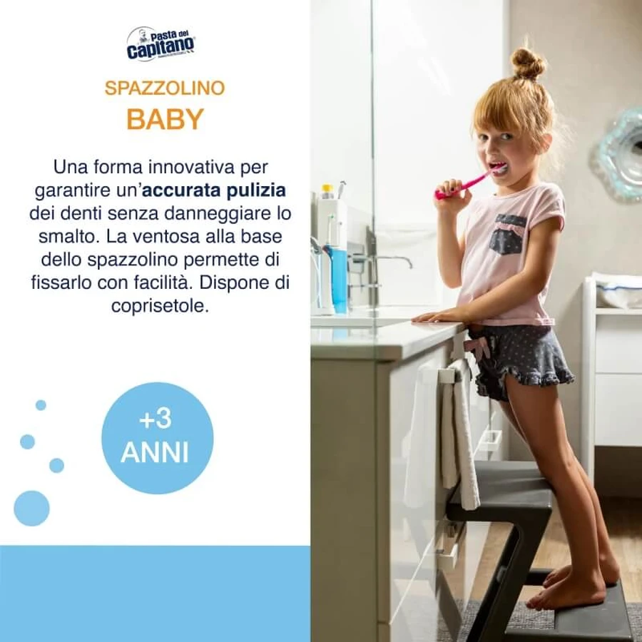 Captain Spazzolino Baby-Zahnpasta für Kinder ab 3 Jahren