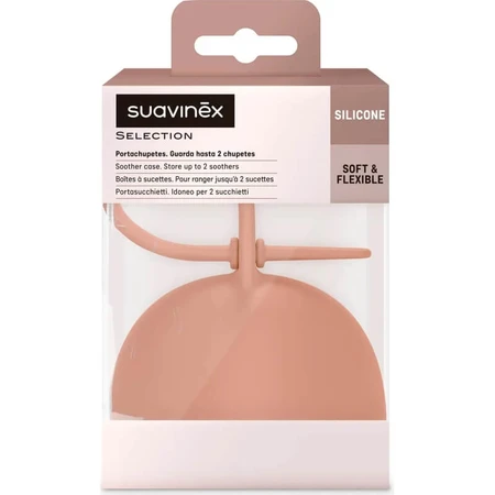 Suavinex Selection Color Essence - Siliconen fopspeenhouder - Orange Sunset