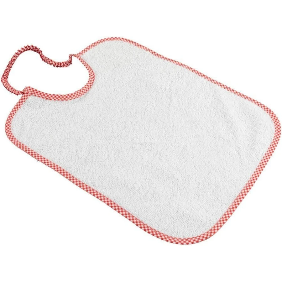 Poupy 3 Soft, Absorbent Solid-Color Cotton Bibs, Large