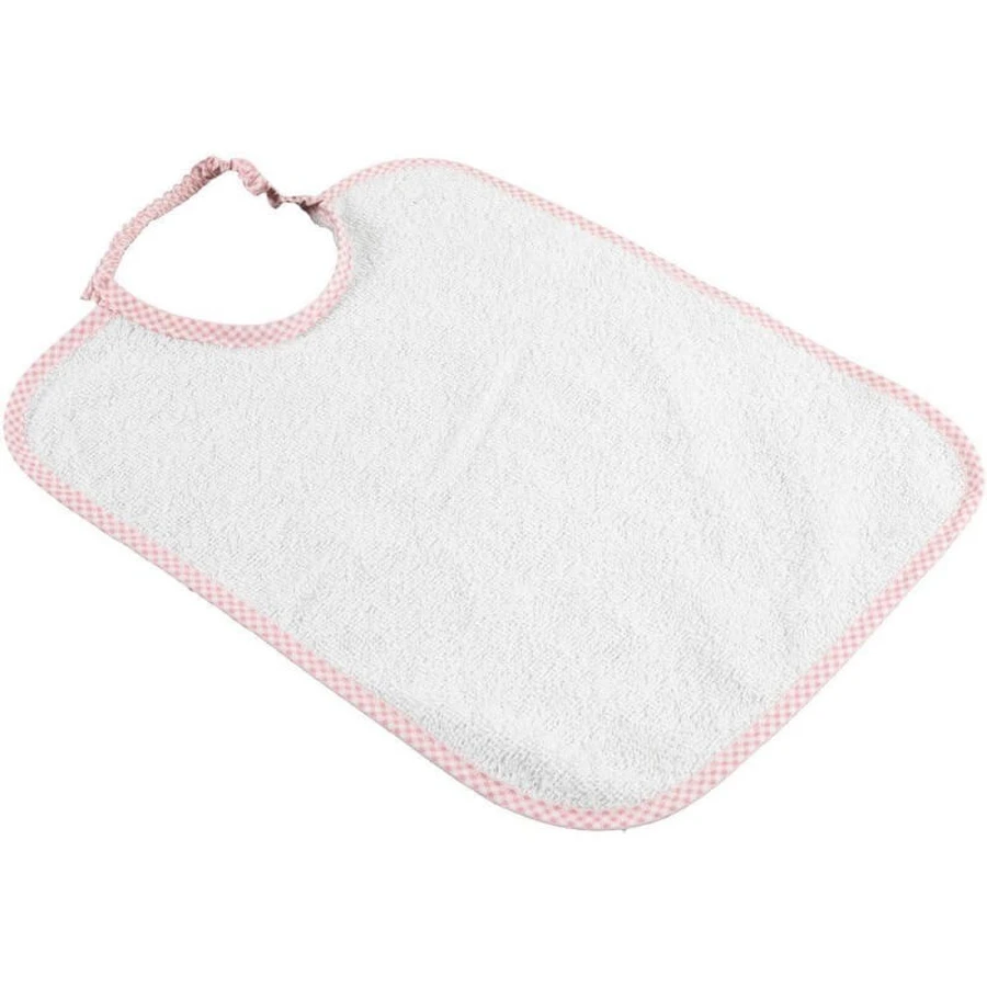 Poupy 3 Soft, Absorbent Solid-Color Cotton Bibs, Large