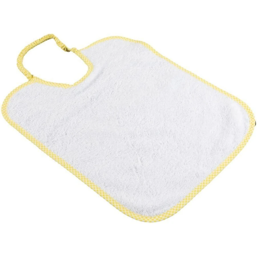 Poupy 3 Soft, Absorbent Solid-Color Cotton Bibs, Large
