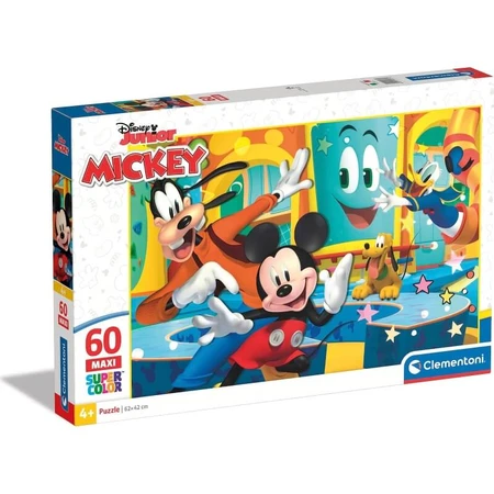 Clementoni Supercolor Mickey – 60-teiliges Maxi-Puzzle