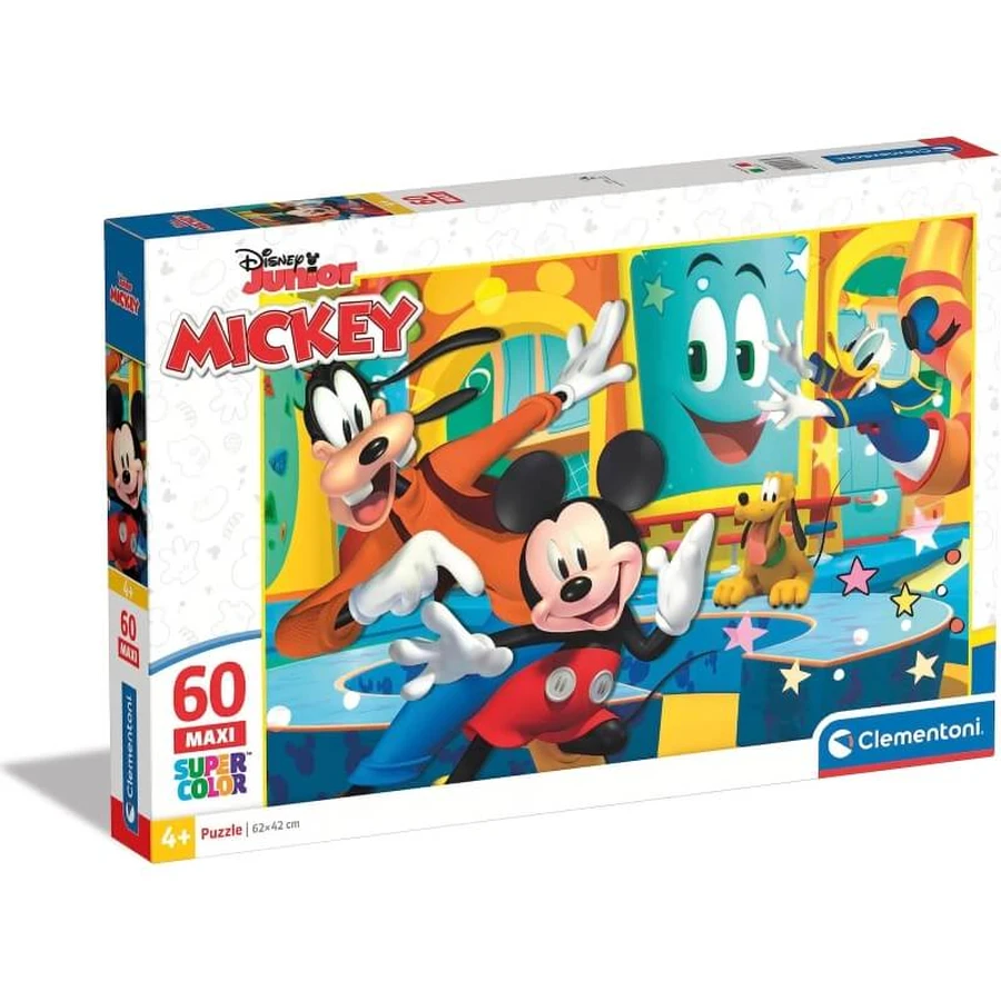 Clementoni Supercolor Mickey – 60-teiliges Maxi-Puzzle