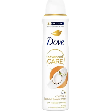 Dove Advanced Care Coco y Flores de Jazmín - Desodorante en spray 150 ml