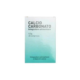 Carbonate de calcium 500 mg, 60 comprimés - Complément alimentaire à base de calcium