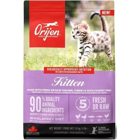 Orijen Kitten - Complete Food for Kittens, 1.8 kg