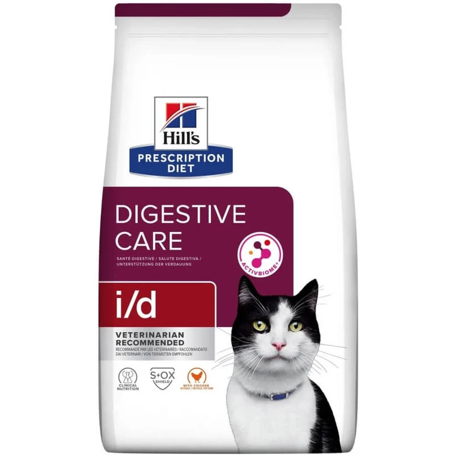 Hill's I-d Digestive Care mit Huhn – Trockenfutter für Katzen, 3 kg