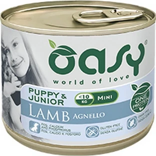 Oasy Puppy & Junior Mini Lamb - Complete Food for Small-Breed Puppies, 200 g