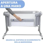 Chicco next2me evo magic – Beistellbett – Grey Mist