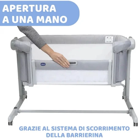Chicco next2me evo magic – Beistellbett – Grey Mist