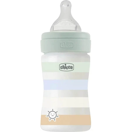 Chicco Well-Being – Flasche mit langsamem Durchfluss, 150 ml – Grün