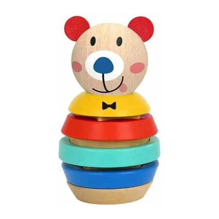 Tooky Toys Toren in de vorm van een beer - Stapelbare toren