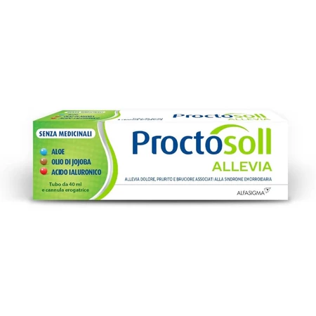 Proctosol Relieves - Gel para hemorroides con boquilla dosificadora, 40 ml