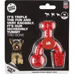 Tasty Bone Nylon Trio Bone Toy - Beef-Flavored Chew Toy for Dogs