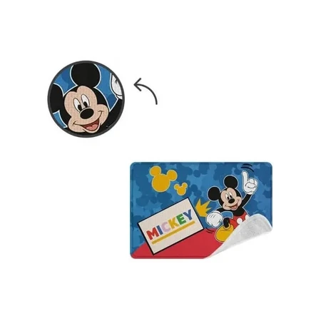 Real Trade Mickey Mouse - Mantel individual de tela, 40 x 30 cm