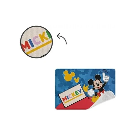 Real Trade Mickey Mouse - Mantel individual de tela, 40 x 30 cm