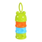 Cangaroo Frog Boy - Draagbare melkpoederdispenser met 4 vakjes
