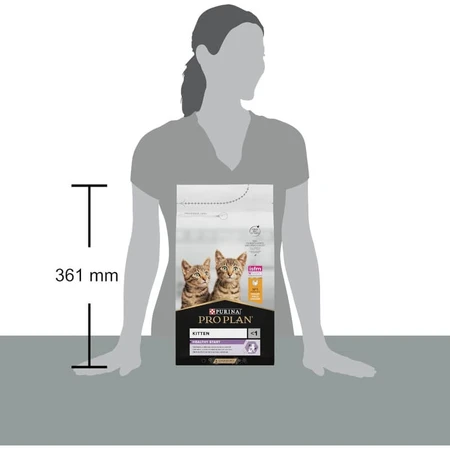 Purina Pro Plan Original Kitten OptiStart Huhn – Alleinfuttermittel für Kätzchen und säugende Katzen, 1,5 kg