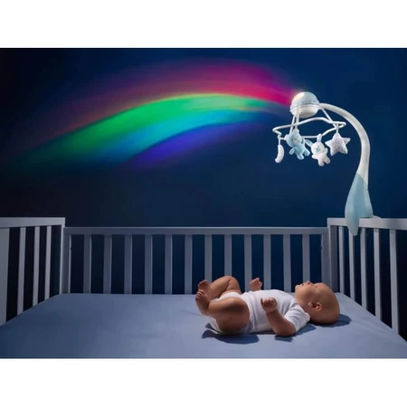 Chicco Gray Rainbow Musical Mobile