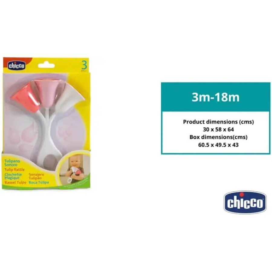 Chicco speelgoed met verlichting: blauwe tulp