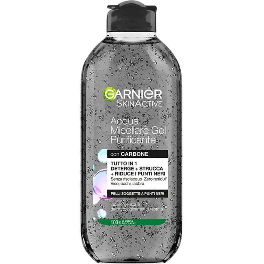 Garnier Skinactive – Reinigendes Mizellenwasser-Gel mit Aktivkohle, 400 ml