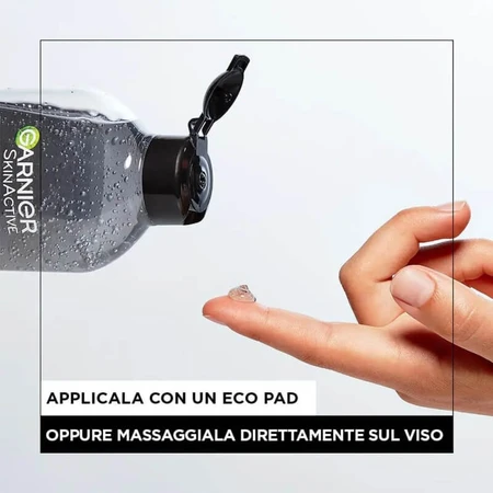 Garnier Skinactive – Reinigendes Mizellenwasser-Gel mit Aktivkohle, 400 ml