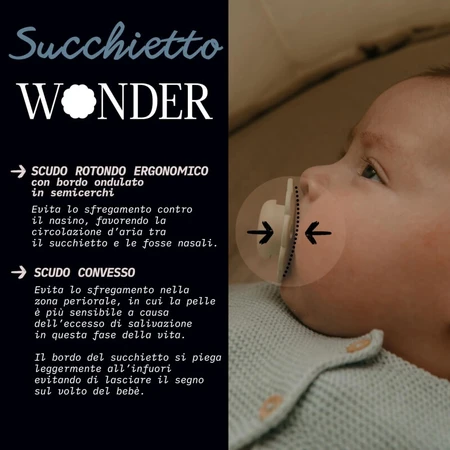 Suavinex Wonder - 6–18 Months Silicone Pacifier, Latte Brown