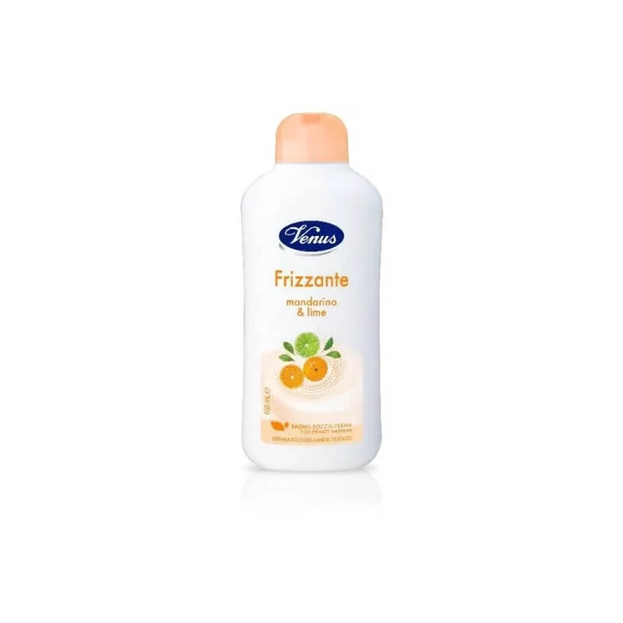 Venus Mandarine et Citron vert - Crème effervescente pour le bain et la douche, 650 ml