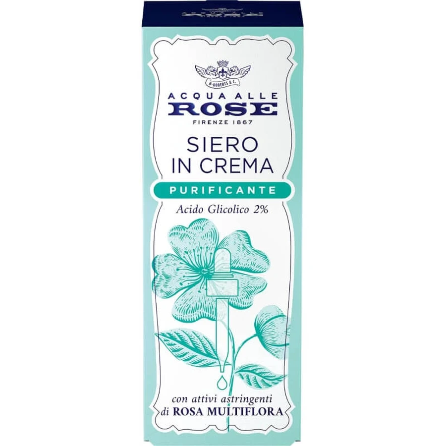 Rozenwater Zuiverend Romig Gezichtsserum 30 ml