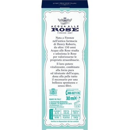 Rozenwater Zuiverend Romig Gezichtsserum 30 ml