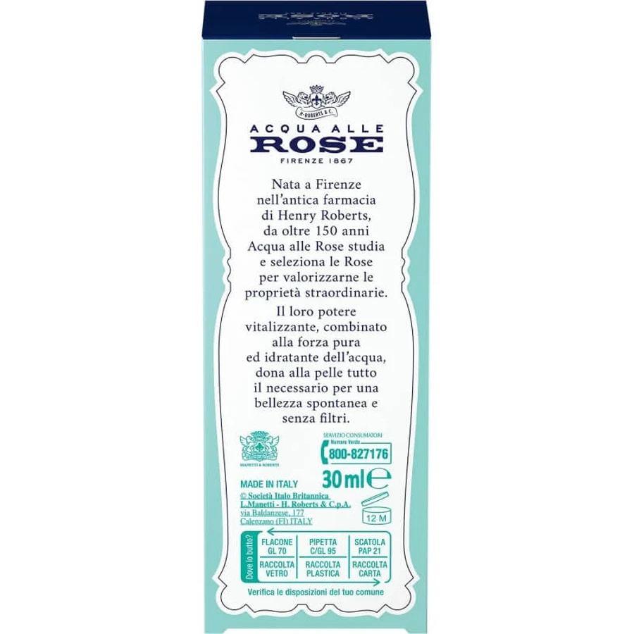 Rozenwater Zuiverend Romig Gezichtsserum 30 ml