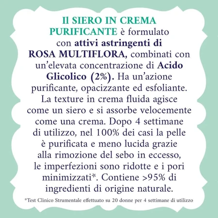 Rozenwater Zuiverend Romig Gezichtsserum 30 ml