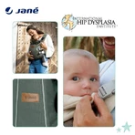 Jane Dual Dotanic – Ergonomische Babytrage für Neugeborene bis 15 kg mit 3 Tragepositionen – Grün