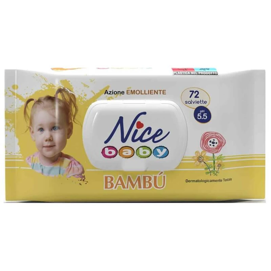 Nice 72 Bamboo Pop-Up Wipes