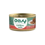 Oasy Wet Cat Caprice Beef and Carrot Pot - Complete Food for Adult Cats, 85 g