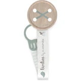 Suavinex Birdies - Clip para chupete de tela verde