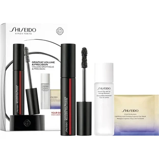 Shiseido Controlledchaos Mascara Ink + Sofort-Make-up-Entferner für Augen und Lippen + Vital Perfection Augenmaske