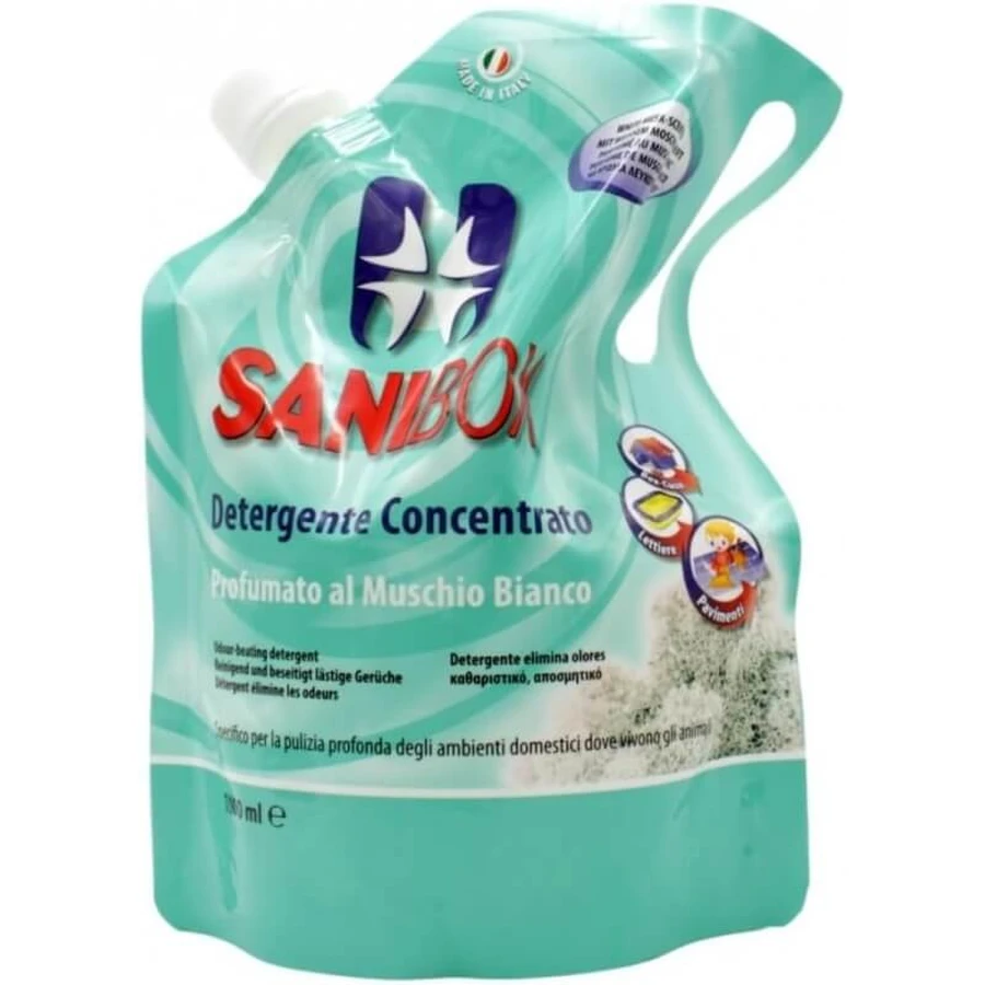 Pet Professional White Moss - Geconcentreerd reinigingsmiddel voor ontsmetting en geurverwijdering, 1000 ml