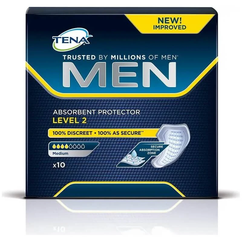 Tena Men Active Fit Level 2 - 10 incontinence pads